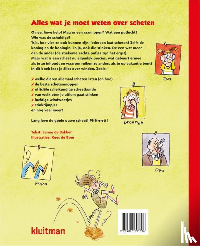 Bakker, Sanne de - Alles wat je moet weten over scheten