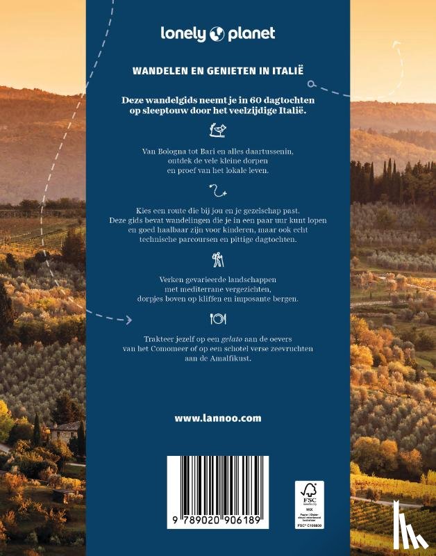 Lonely Planet - Lonely Planet wandelgids Italië