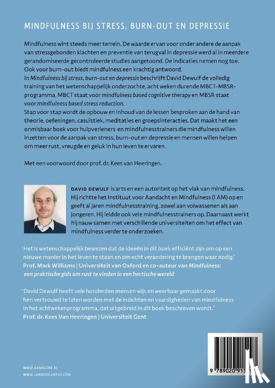 Dewulf, David - Mindfulness bij stress, burn-out en depressie