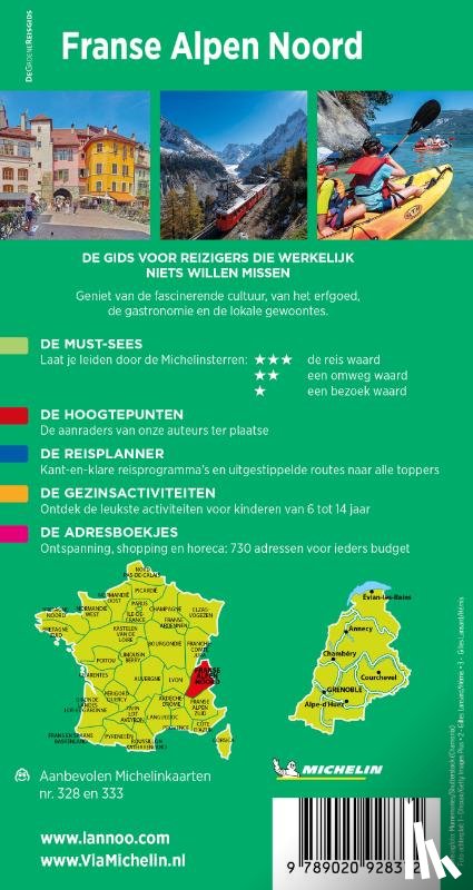  - Michelin Reisgids Franse Alpen Noord