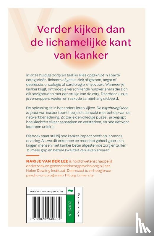 Lee, Marije van der - De psychologische impact van kanker