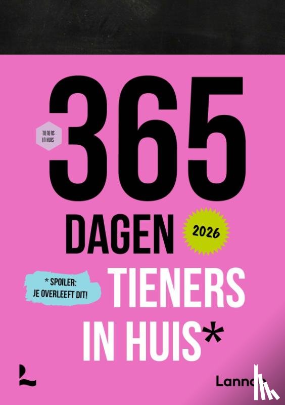 Tieners in huis - Scheurkalender 365 dagen tieners in huis 2026