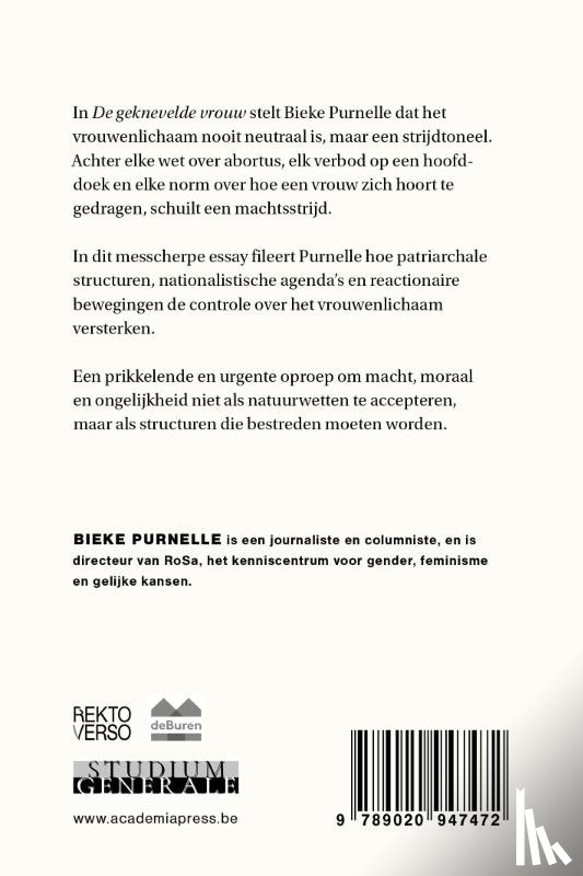 Purnelle, Bieke - De geknevelde vrouw