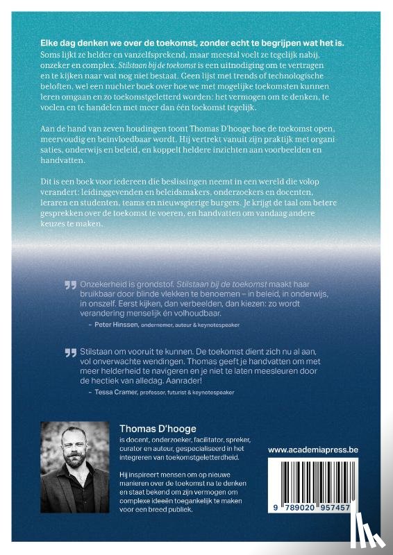 D'hooge, Thomas - Stilstaan bij de toekomst