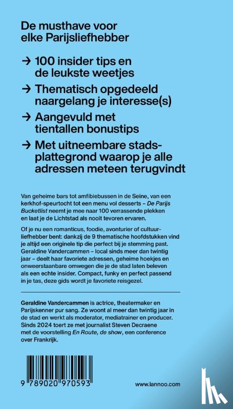 Vandercammen, Geraldine - De Parijs Bucketlist