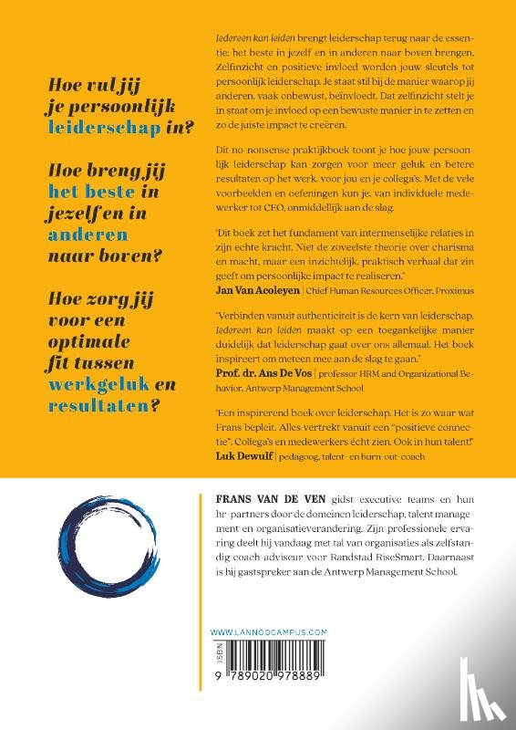 Ven, Frans van de - Iedereen kan leiden