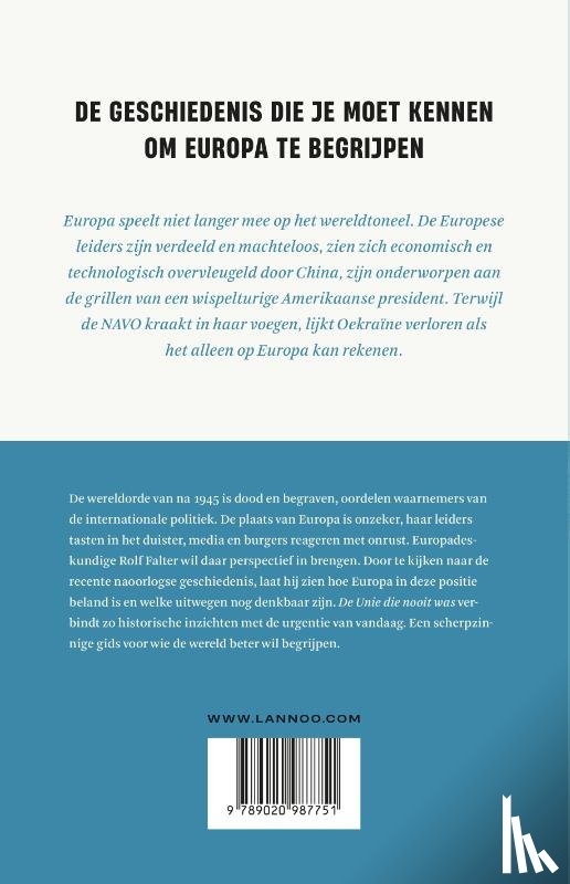 Falter, Rolf - De Unie die nooit was