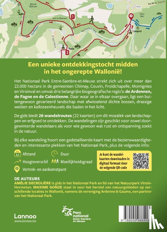 Decrolière, Amélie, Gonze, Maxime, Collette, Martin - 26 wandelingen tussen de Ardennen, de Fagne en de Calestienne
