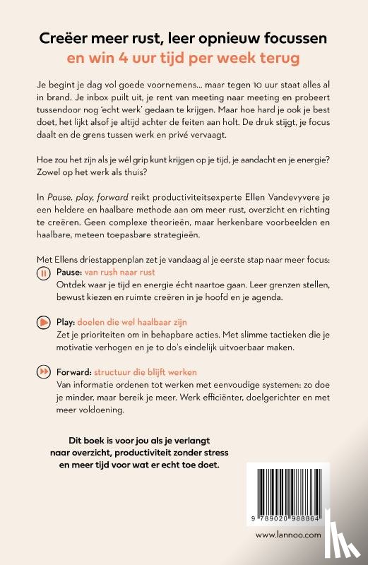 Vandevyvere, Ellen - Pause, play, forward