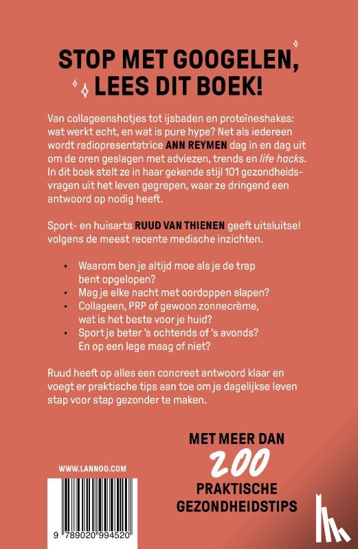Reymen, Ann, Thienen, Ruud Van - Gezonder zonder zever