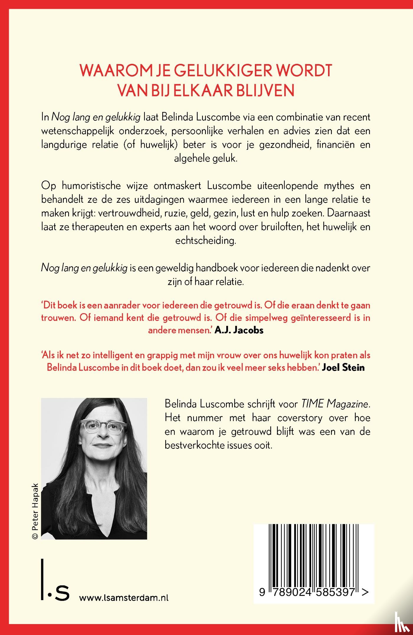 Luscombe, Belinda - Nog lang en gelukkig (POD)