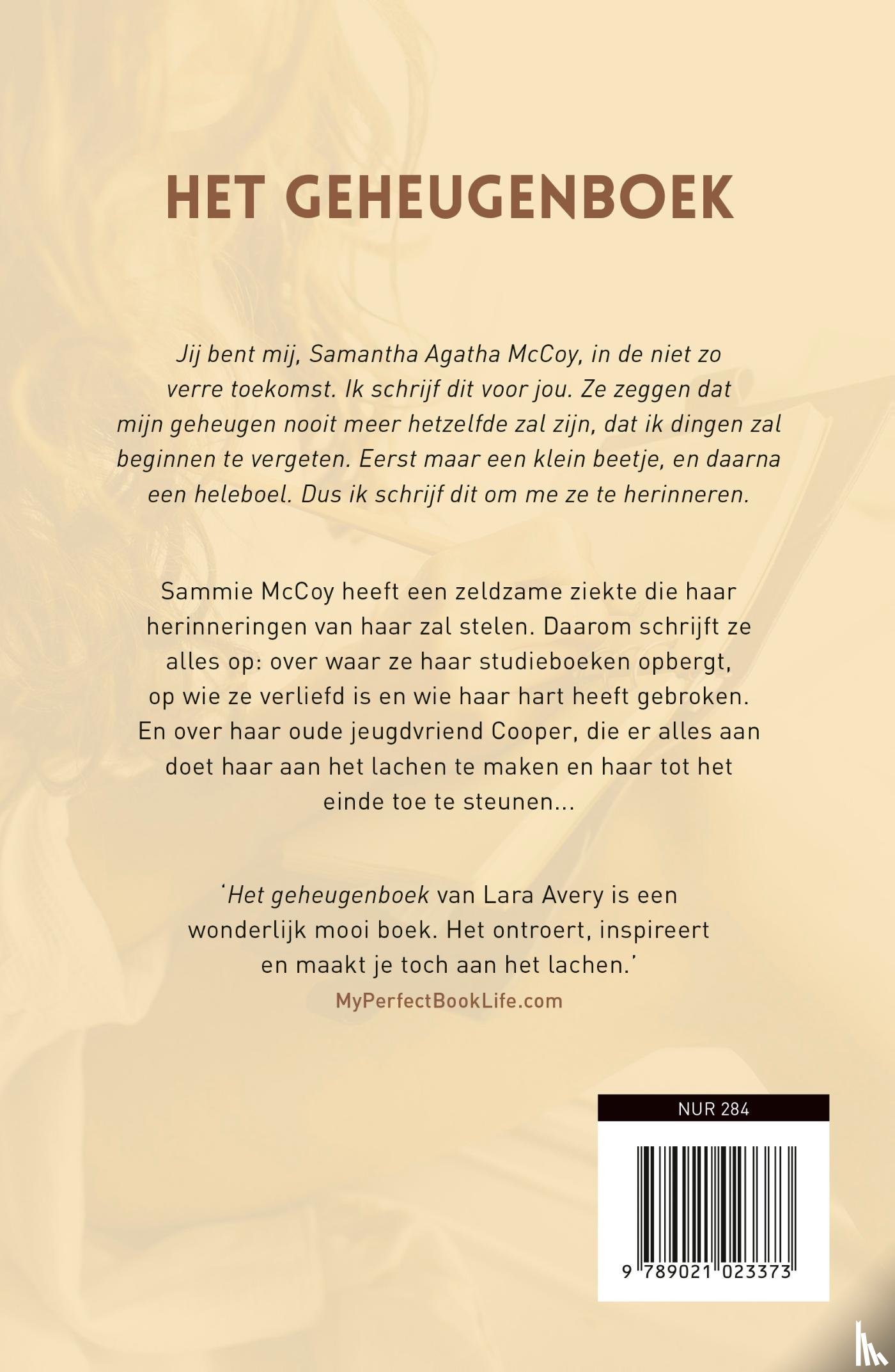 Avery, Lara - Het geheugenboek