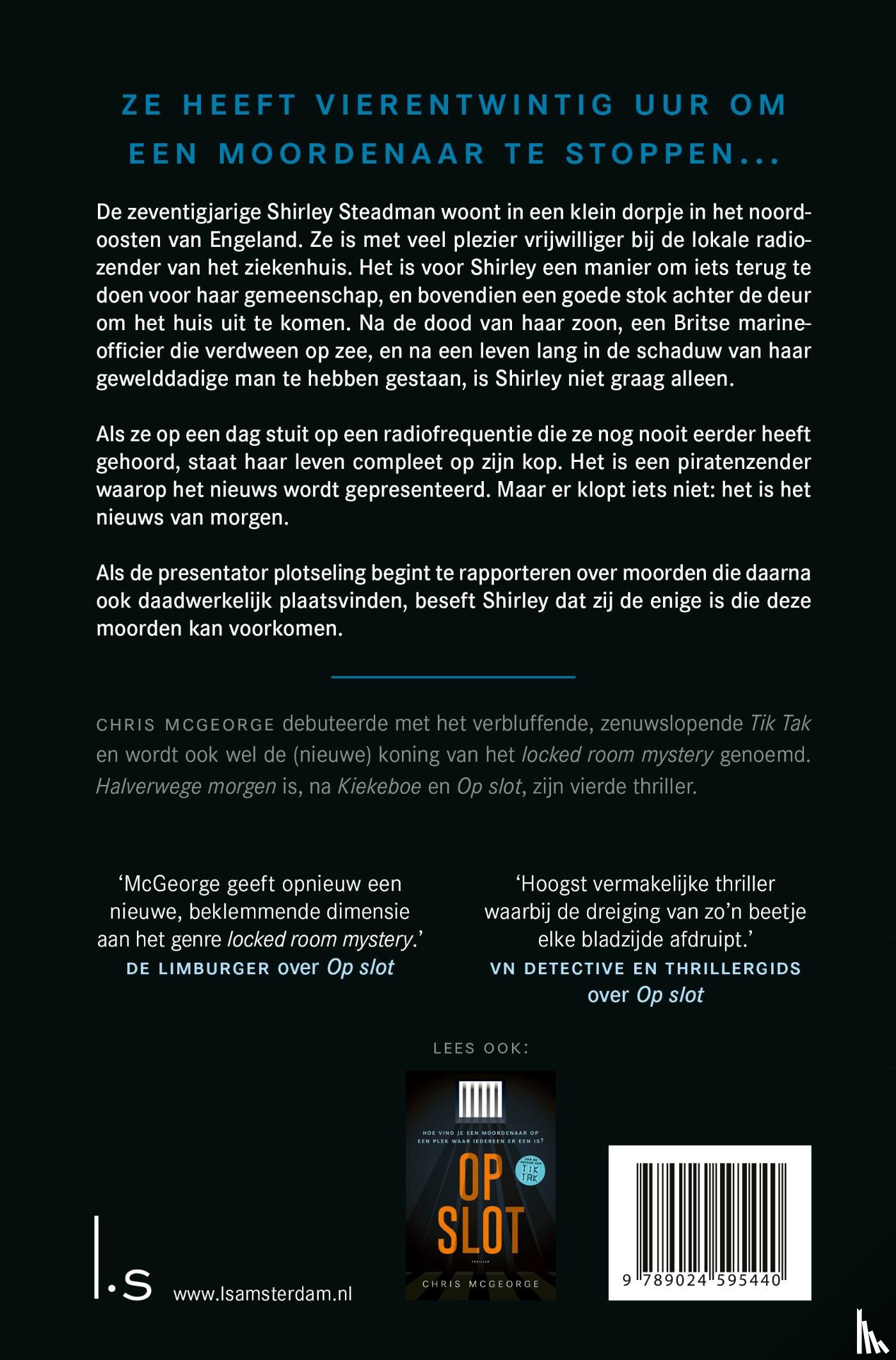 Mcgeorge, Chris - Halverwege morgen (POD)