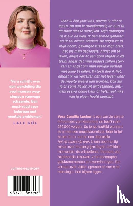 Lucker, Vera Camilla - Het zit tussen je oren