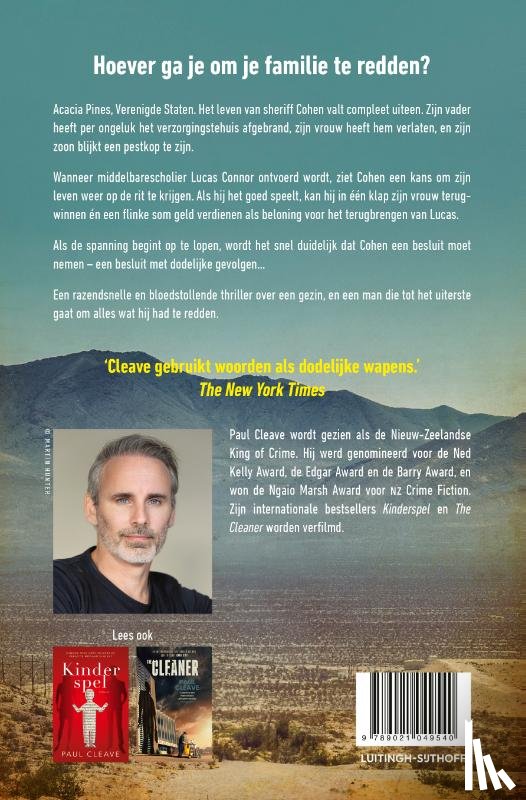 Cleave, Paul - Over zijn graf