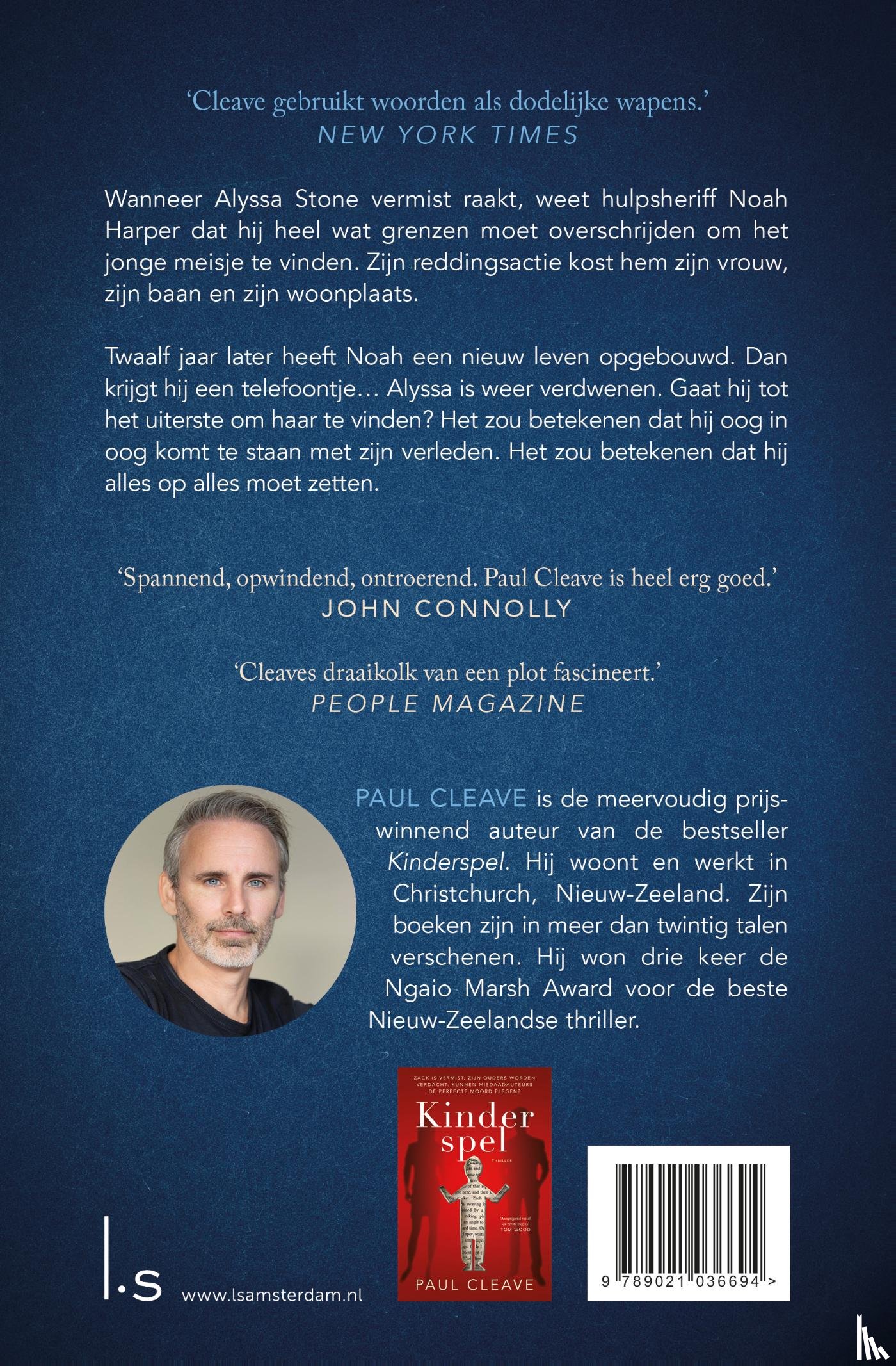 Cleave, Paul - Alles op alles