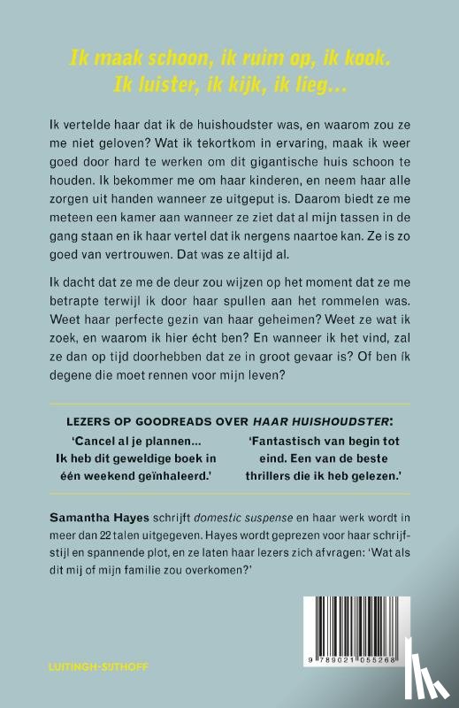 Hayes, Samantha - Haar huishoudster