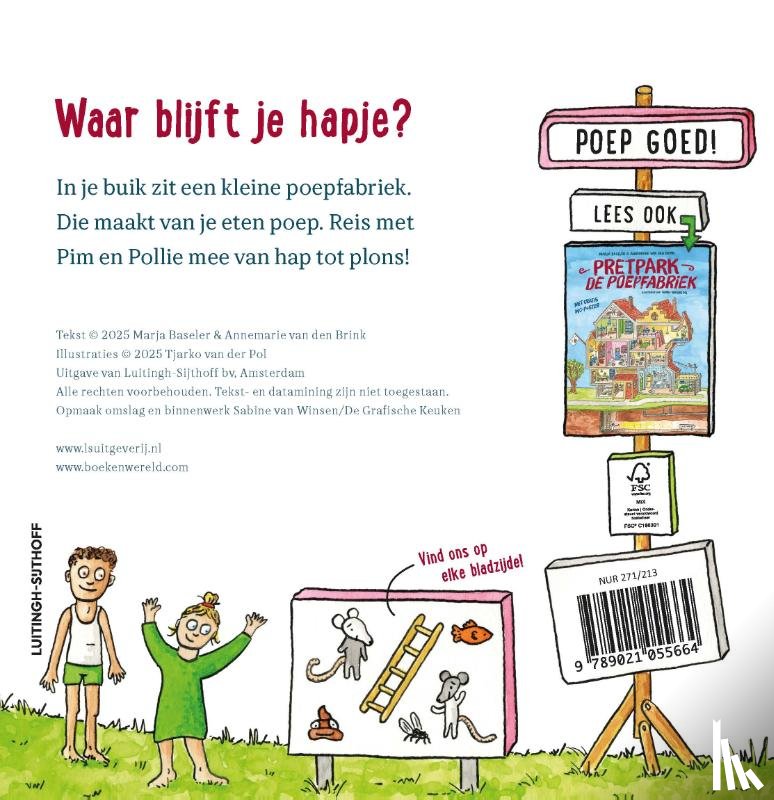 Baseler, Marja, Brink, Annemarie van den, Pol, Tjarko van der - De kleine poepfabriek