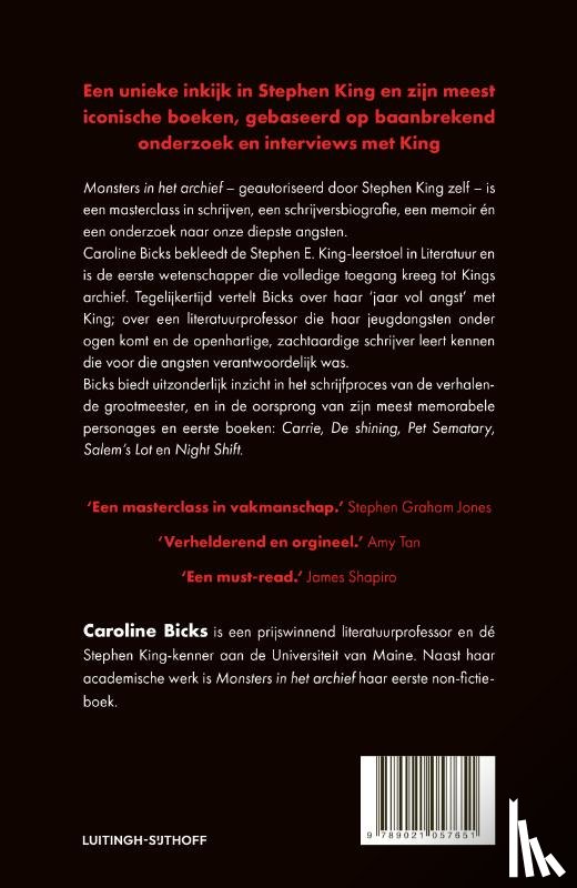 Bicks, Caroline - Monsters in het archief