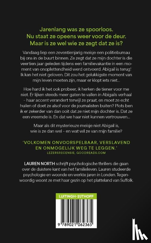 North, Lauren - De verdwenen dochter