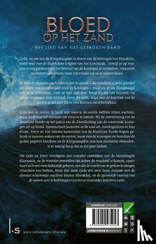 Beaulieu, Bradley P. - Het Lied van het Gebroken Zand 2 - Met Bloed op het Zand