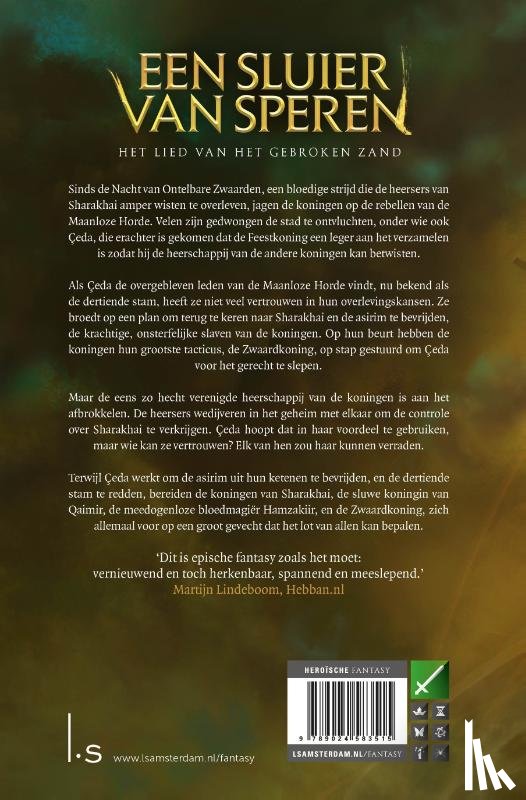 Beaulieu, Bradley P. - Het Lied van het Gebroken Zand 3 - Een Sluier van Speren