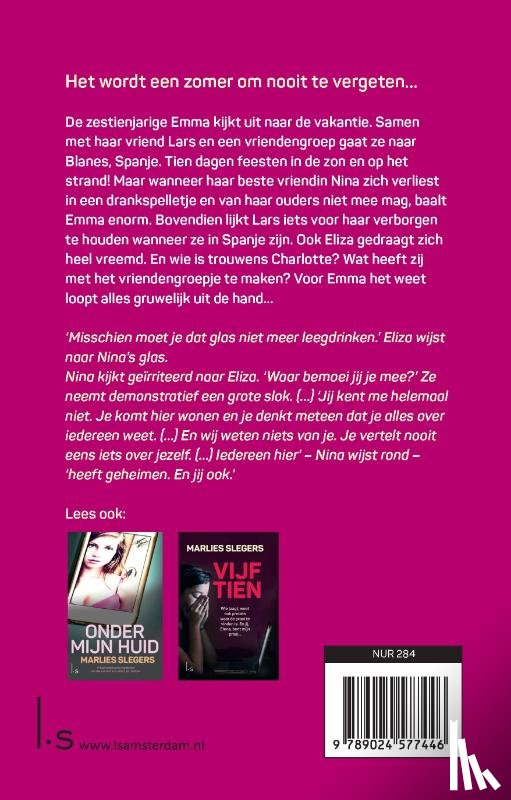 Slegers, Marlies - Verdrinken