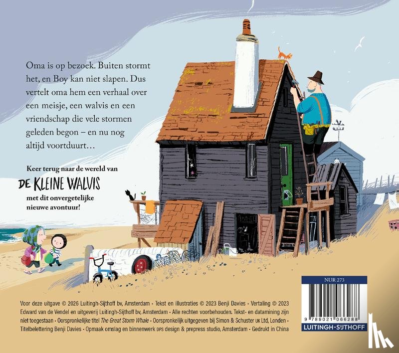 Davies, Benji - De grote kleine walvis - kartonboek