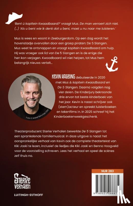 Hassing, Kevin - Mus en kapitein Kwaadbaard en De 5 slangen