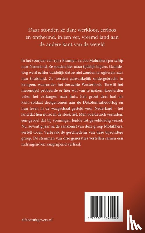 Verbraak, Coen - De Molukkers
