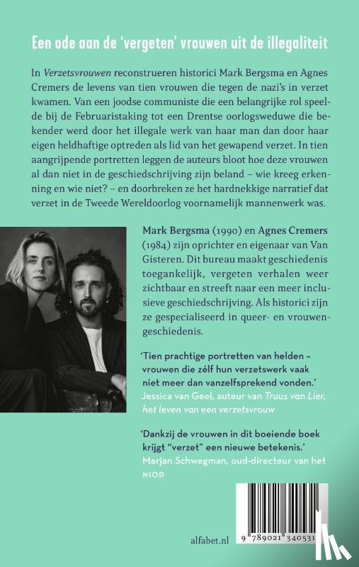 Cremers, Agnes, Bergsma, Mark - Verzetsvrouwen