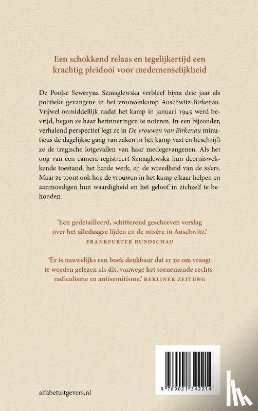 Szmaglewska, Seweryna - De vrouwen van Birkenau