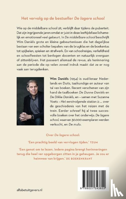 Daniëls, Wim - De middelbare school