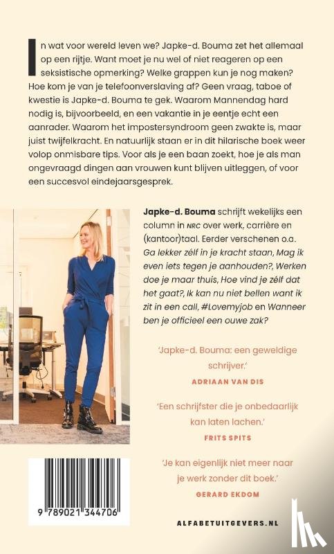 Bouma, Japke-d. - Een vrouw als baas geeft alleen maar gezeik