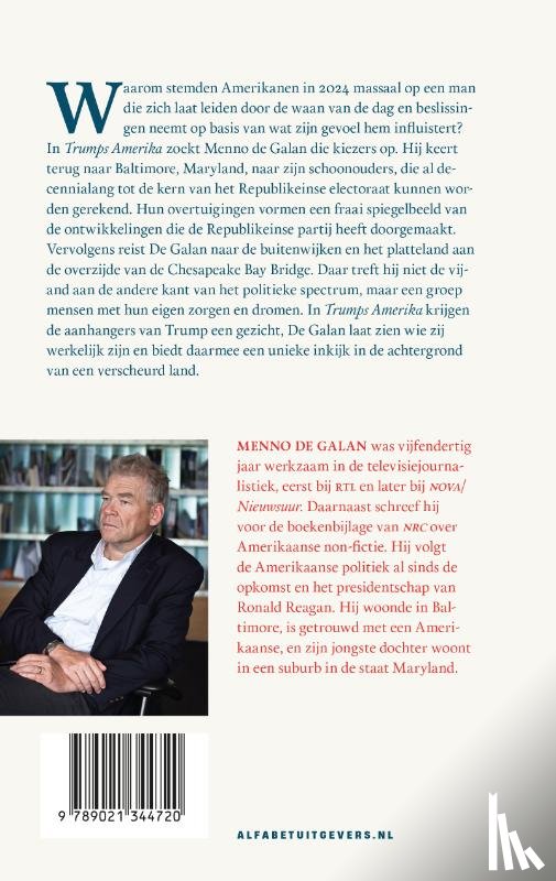 Galan, Menno de - Trumps Amerika