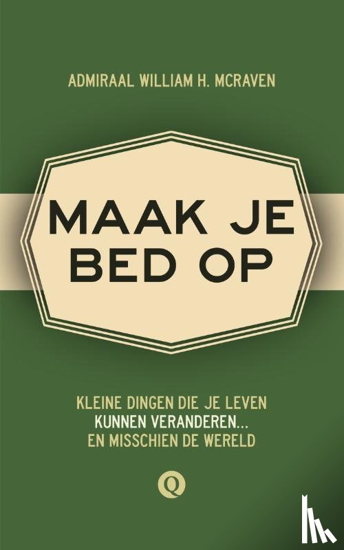 McRaven, Admiraal - Maak je bed op
