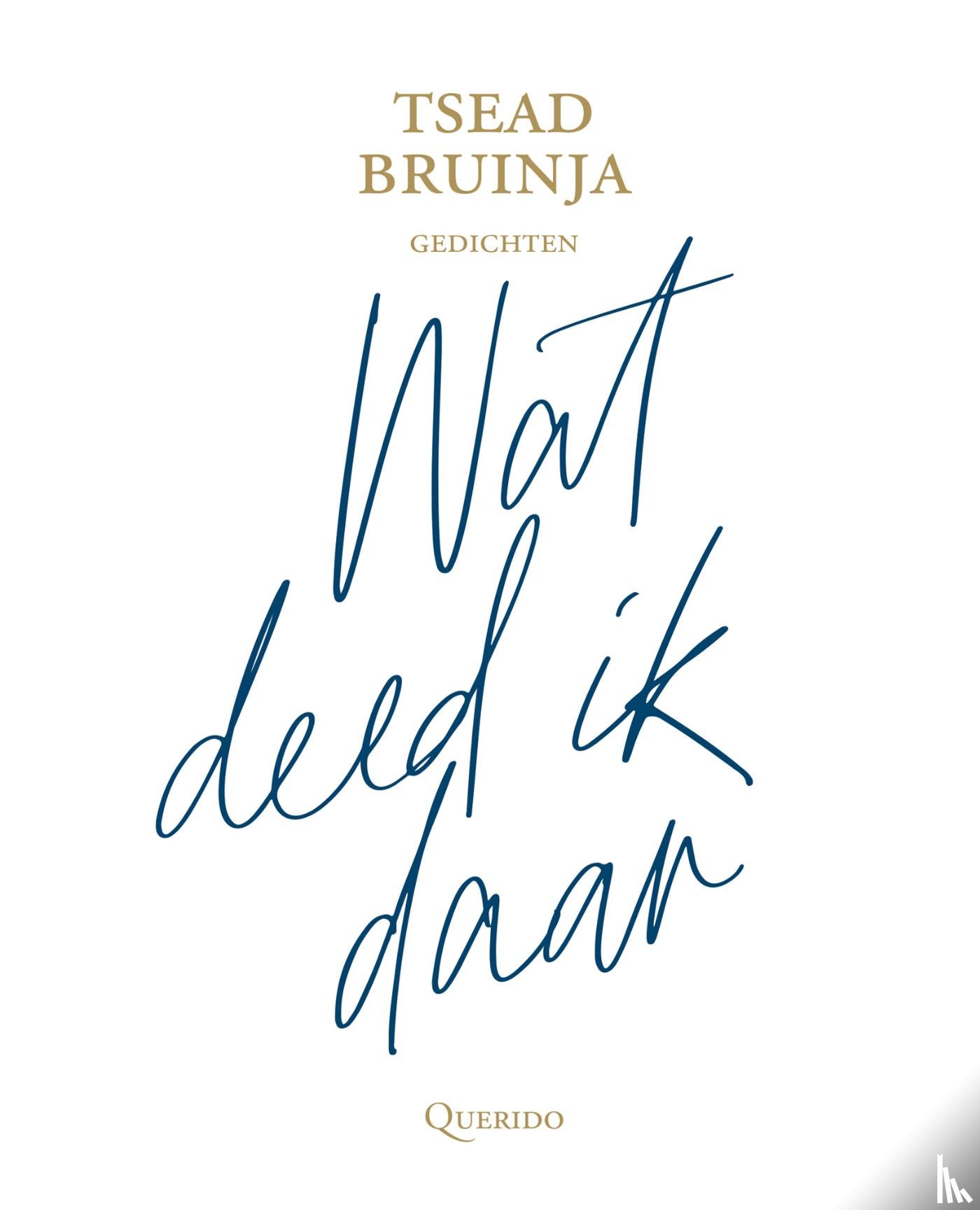 Bruinja, Tsead - Wat deed ik daar