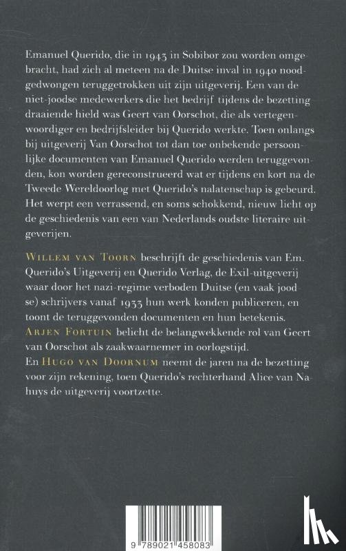 Toorn, Willem van, Fortuin, Arjen, Doornum, Hugo van - Verborgen boeken