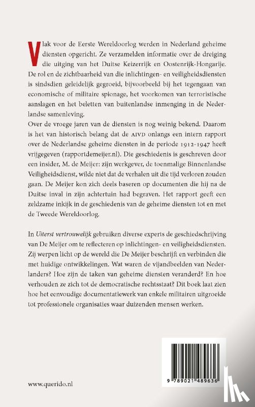 Hijzen, Constant, Jacobs, Bart, Jansen, Rowin, Kampen, Florentijn van - Uiterst vertrouwelijk