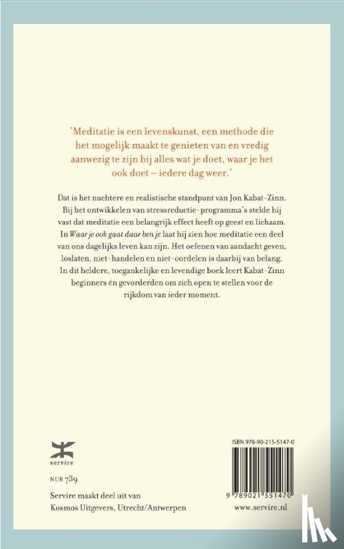 Kabat-Zinn, Jon - Waar je ook gaat, daar ben je