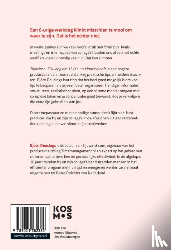 Deusings, Björn - Tijdwinst-Elke dag om 15.00 uur klaar