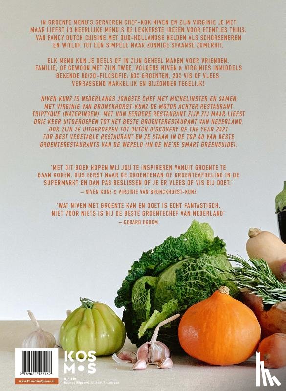 Kunz, Niven, Bronckhorst–Kunz, Virginie van - Groente Menu's