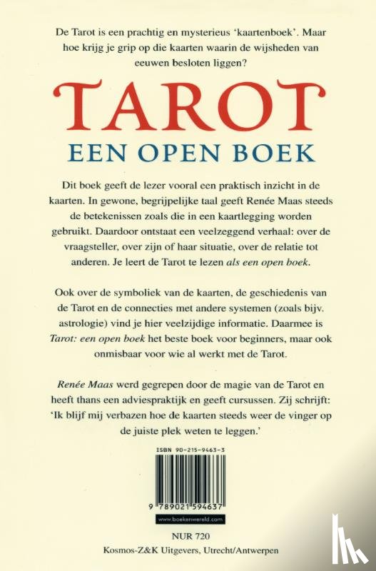 Maas, R. - Tarot: een open boek