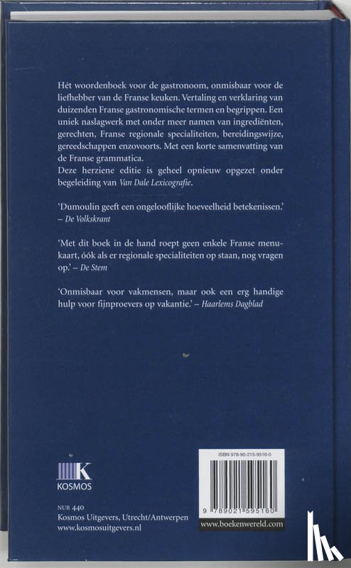 Dumoulin, T. - Frans-Nederlands Nederlands-Frans