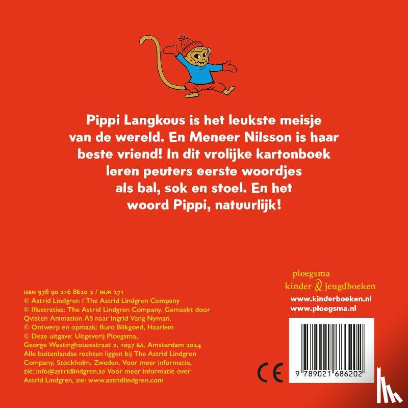 Lindgren, Astrid - Pippi's eerste woordjes