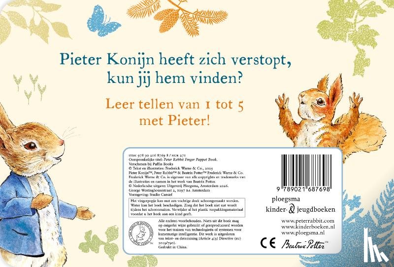 Potter, Beatrix - Verstoppertje met Pieter Konijn
