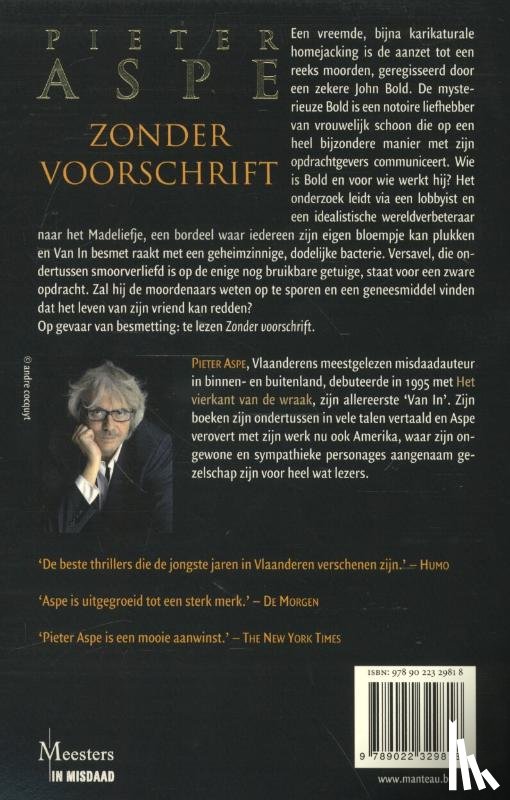 Aspe, Pieter - Zonder voorschrift