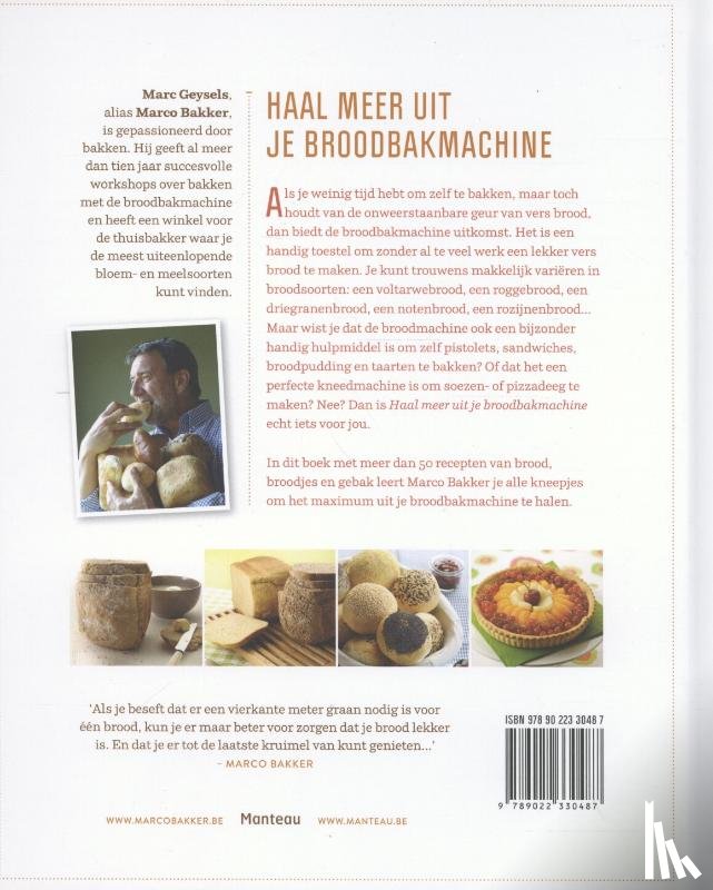 Bakker, Marco - Haal meer uit je broodbakmachine