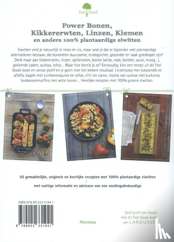 Moreau, Catherine, Solsona, Florence - Power bonen, kikkererwten, linzen, kiemen en andere plantaardige eiwitten