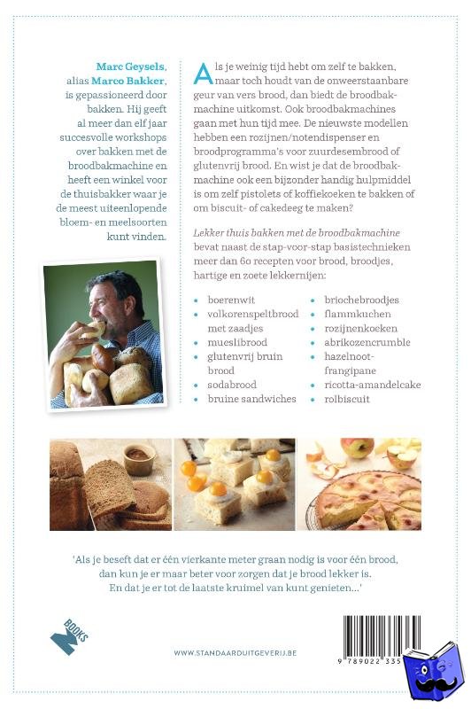 Bakker, Marco - Lekker thuis bakken met de broodbakmachine